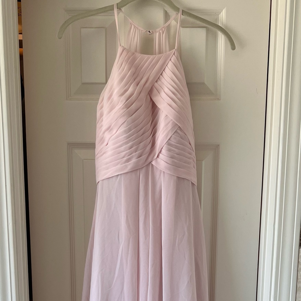 Light Pink Azazie Bridesmaid Dress